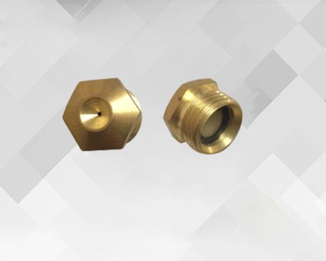 单孔外螺纹防尘喷头